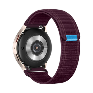 Bande de tissu compatible pour <span class=keywords><strong>Samsung</strong></span> <span class=keywords><strong>Galaxy</strong></span> <span class=keywords><strong>Watch</strong></span> 7/6/5/<span class=keywords><strong>4</strong></span> Series Bande de boucle de sport réglable et écologique pour femmes hommes - Product Image 1