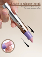 Stylo à Huile pour Cuticules 3-en-1 Professionnel pour Salons de Manucure – Hydratant et Réparateur pour Ongles Secs et Abîmés (1 pièce)
