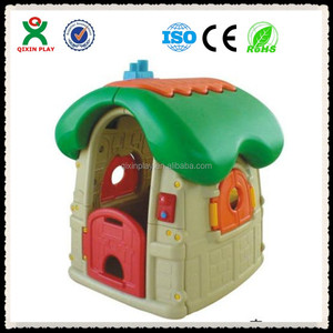 Casitas de Jardín Pequeñas y Bonitas para <span class=keywords><strong>Niños</strong></span>/Casa de Juegos de Plástico Colorida/Casa de Juegos Infantil para Exteriores QX-158D - Product Image 5