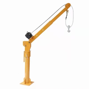 Grue hydraulique rotatoire miniature de camion de grue de petit prix pour le chargeur - Product Image 2