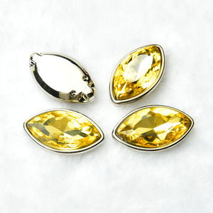 โซ่ประดับเพชรทรงตาแมวขนาด 17*32 มม. แบบไม่มีกรงเล็บ สำหรับตกแต่งกระเป๋าหรูหรา งานฝีมือ ออกแบบเครื่องประดับ DIY งานเย็บปักถักร้อย - Product Image 5