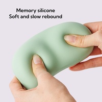 Ensemble repose-poignets ergonomique en silicone pour clavier et souris avec base en PU et logo personnalisé
