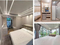 Cabine Apple préfabriquée modulaire détachable de luxe moderne de 30 et 40 pieds, style capsule spatiale, pour bureau, habitation et usage en resort