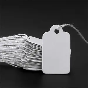 China factory Cheap Recycled custom jewelry tags Printing Name Logo Small Mini Paper Hang Swing Tags for Jewelry