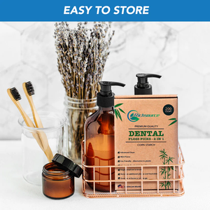 Mới sinh thái thân thiện thuần chay răng xỉa răng xỉa răng bạc hà PLA răng Picks phân hủy xỉa chọn phân hủy sinh học xỉa chọn - Product Image 6