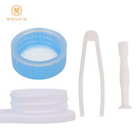 Étui à lentilles de contact personnalisé à motif de dessin animé avec fenêtre de visualisation, accessoire de voyage pour le soin des lunettes, emballage