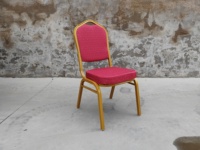 Chaise d'église empilable en métal avec étagère pour banquets de mariage fêtes d'hôtel en plein air adhésifs et scellants Genre