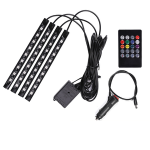 Automotive <b>Interior</b> Decorative <b>Lights</b> LED <b>Car</b> Foot <b>Light</b> 48 LED Atmosphere Lamp Automotive LED Floor and Atmosphere <b>Lights</b> - Product Image 1