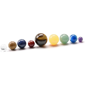 Cristales Curativos del Sistema Solar de los Nueve Planetas, Piedras de Chakra, Bolas de Piedras Preciosas, Adornos de Feng Shui, Decoración para Sala de Estar, Escritorio y Hogar - Product Image 3