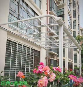 Ngoài trời Tùy Chỉnh cửa sổ rõ ràng rắn <span class=keywords><strong>Polycarbonate</strong></span> tấm mái PC bóng râm tán mái hiên - Product Image 1