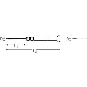 STAHLWILLE - 47513006 Tournevis pour vis à fente-EAN 4018754283064 ELECTRONICS MICRO TOURNEVIS - Product Image 2