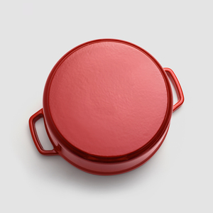 Poêle en <span class=keywords><strong>fonte</strong></span> <span class=keywords><strong>émaillée</strong></span> de qualité export, émail non revêtu, cuisinière antiadhésive pour usage domestique - Product Image 6
