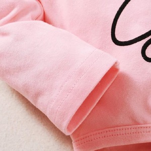 Ropa para Bebés Recién Nacidos, Mono de una Pieza con Estampado de Letras, Traje de Tres Piezas con Camuflaje para Niña - Product Image 3