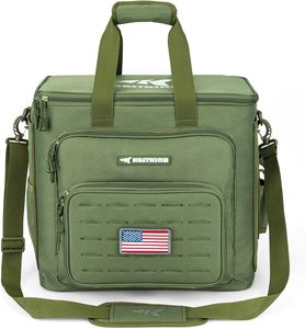 Muestra Gratuita: Mochila para Equipo de Pesca con 2 Portacañas, 4 Cajas de Aparejos, Cubierta para Lluvia y Bolsa Térmica Pequeña - Product Image 4