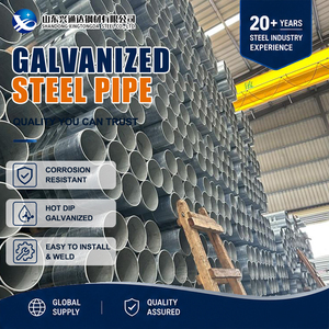 Hot Dip Galvanized 168.3mm 3.2mm SGCH Z60 G/sqm JIS G3302 Plain End Galvanized Steel Tube with High Strength - Product Image 1