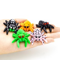 Skyink - Juego de 5 Mini Arañas, Lindos Juguetes Impresos en 3D, Coleccionables de Bolsillo para Decoración de Escritorio y Hogar