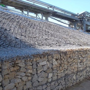 Gabbione in Rete Metallica Saldata Zincata, Cesto <span class=keywords><strong>Gabion</strong></span>, Muro di Contenimento in Gabioni per Paesaggistica e Decorazione del Giardino - Product Image 2