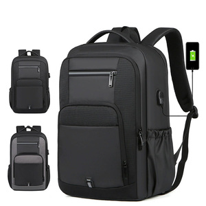 Mochila Ejecutiva Personalizada para Hombre, Gran Capacidad, Impermeable, para Viajes, Computadora, de Poliéster - Product Image 6