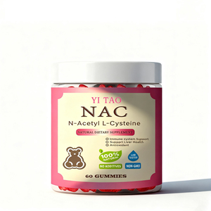 เอ็นเอซี เอ็น-อะซีทิลซิสเทอีน กัมมี่ 600 มก. – อาหารเสริมสารต้านอนุมูลอิสระเพื่อเสริมสร้างภูมิคุ้มกันเพื่อสุขภาพที่ดีในทุกๆ วัน ปราศจากจีเอ็มโอ ปราศจากกลูเตน บรรจุ 60 เม็ด - Product Image 1