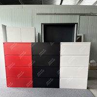 Entrada de acero de gran capacidad para exteriores, hogar Delgado, sala de estar, entrada delgada, muebles de lujo, almacenamiento, cajón de metal, Zapatero