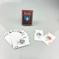 Jeu de cartes de poker OEM imprimé, 100% imperméable en PVC, lisse, format étroit, écologique, durable, idéal pour les soirées en famille