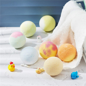 Bombas de Baño Efervescentes Esféricas Hechas a Mano al por Mayor con Juguete Sorpresa en el Interior, Sal Marina Hidratante - Product Image 2