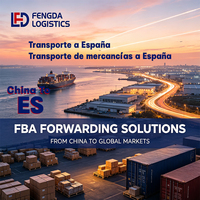 Entreprise de logistique transitaire FBA, services de livraison porte-à-porte au port de Bilbao en Espagne, services d'exécution des commandes, transit rapide
