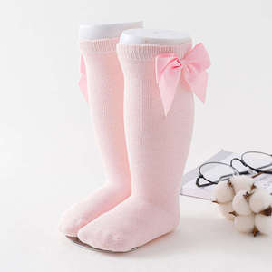 Vietnam Cotton Custom Logo Baby Girls <b>Socks</b> for <b>Winter</b> Christmas Patterns Bows Design Direct Manufacturer Supplier Crew - Product Image 3