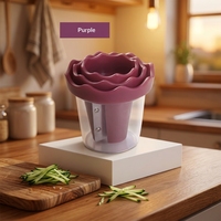 Spiraliseur manuel multifonctionnel le plus vendu - Outil de cuisine en PP de qualité alimentaire - Gadgets de cuisine pratiques et variés