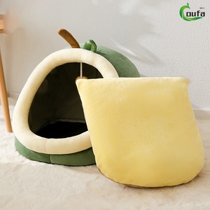 Nido Cama Adorable para Gatos OUFA, Cálido para Otoño e Invierno, Semicerrado - Product Image 3