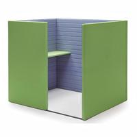 Canapé de loisirs publics, siège individuel de bureau, dossier haut, semi-privé, mobilier acoustique, canapé mobile