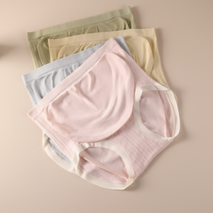 Sous-vêtements sans couture à taille haute pour femme enceinte avec soutien abdominal et haute élasticité - Product Image 4