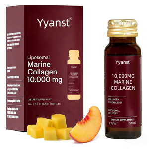 OEM/ODM High Potency Marine Collagen <b>Protein</b> Vitamin C Skin Brightening Adult Oral Liquid Drink Gluten-Free Beauty Support - Product Image 1