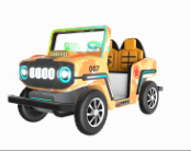 ไฟเบอร์กลาส ไฟ LED ในร่ม แบตเตอรี่ตะกั่วกรด สำหรับรถเด็ก 4 ล้อ รถเด็กออฟโรด รถต่อสู้ ของเล่นเด็ก - Product Image 2