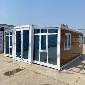 Vente en gros de maisons en conteneur extensible à installation rapide à bas prix en Chine Maisons préfabriquées