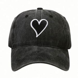 Europe America Fashion Washed <b>Old</b> Embroidered <b>Baseball</b> Hat Women Retro Curved Brim Duck Tongue Outdoor Custom Embroidered Hat - Product Image 5
