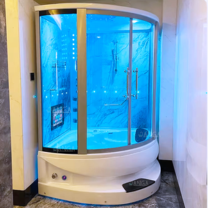 Cabina de ducha de vapor con bañera de hidromasaje Baño de hidromasaje con ducha Cuarto de ducha japonés sexy - Product Image 6