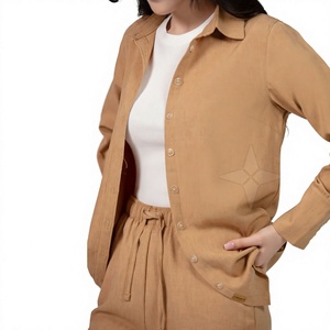 Nuevo Estilo, Último Diseño, Blusas Casuales para Mujer, 100% Algodón, Hechas en Stock, Logotipo Frontal, Ecológicas, Personalizables - Product Image 1