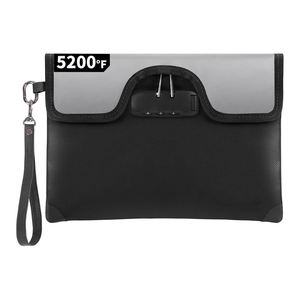 CUSTOM 8-Layer Fireproof Zippered Organizer Lockable Document Pouch for Cash IDs Legal Papers Fireproof Waterproof Filing - Product Image 1