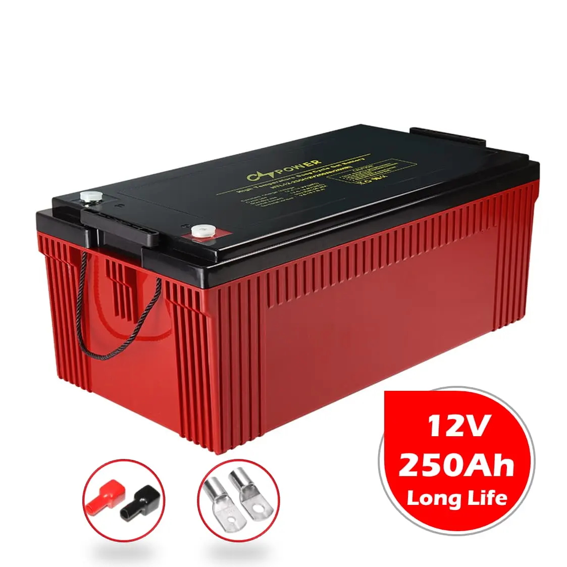 CSPower baterai GEL 12V 250Ah Deep Cycle untuk Solar Power China Manufacturer VS: Leoch HTL12-250 DAR