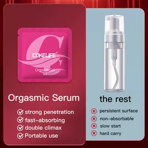 Cokelife 3ML High Grade Hot Sale Female Vaginal Tightening Liquid Orgasmic Gel Stimulant Lube For Women