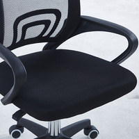 Silla de Oficina Ergonómica Moderna, Cómoda para Estar Sentado por Tiempo Prolongado, Silla de Computadora para el Hogar con Reposabrazos Fijos, Silla de Malla Ajustable para Dormitorio de Estudiantes
