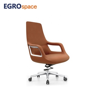 EGROspace Comfortable Wheel Boss Conference Ergonomic Supplier Visitor Office Leather <strong>Chair</strong> - Product Image 4