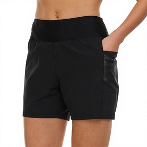 Shorts de bain noirs à séchage rapide, respirants et imperméables pour la plage, le surf et la salle de sport - Product Image 3