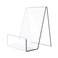 Support de livre en acrylique transparent personnalisé, support d'affichage transparent pour carnets, albums photo et magazines