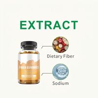 Gummies de fibres HDK en marque blanche OEM/ODM pour la santé digestive, soutien de la flore intestinale, régularité, végétaliennes, sans sucre, complément alimentaire