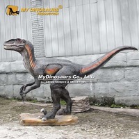 Modèle de dinosaure réaliste de parc d'attractions MY DINO AD-242, modèle animatronique de raptor