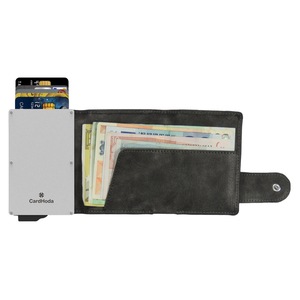 Tarjetero Delgado de Cuero PU Cardhoda con Cierre a Presión, Cartera Minimalista Unisex, Corta, con Bloqueo RFID y Clip para Billetes, Estilo Urbano - Product Image 4