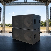Système audio professionnel VANT TP218, enceinte passive de 18 pouces pour bar, scène, KTV, performance, haute puissance 1600W, enceinte noire en composite surdimensionnée