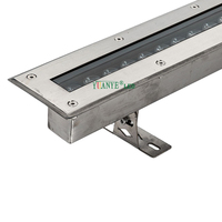 Lave-mur linéaire pour piscine sous-marine, étanche IP68, RGB/RBGW, contrôlé par DMX512/WiFi, CRI élevé 80, LED, acier inoxydable